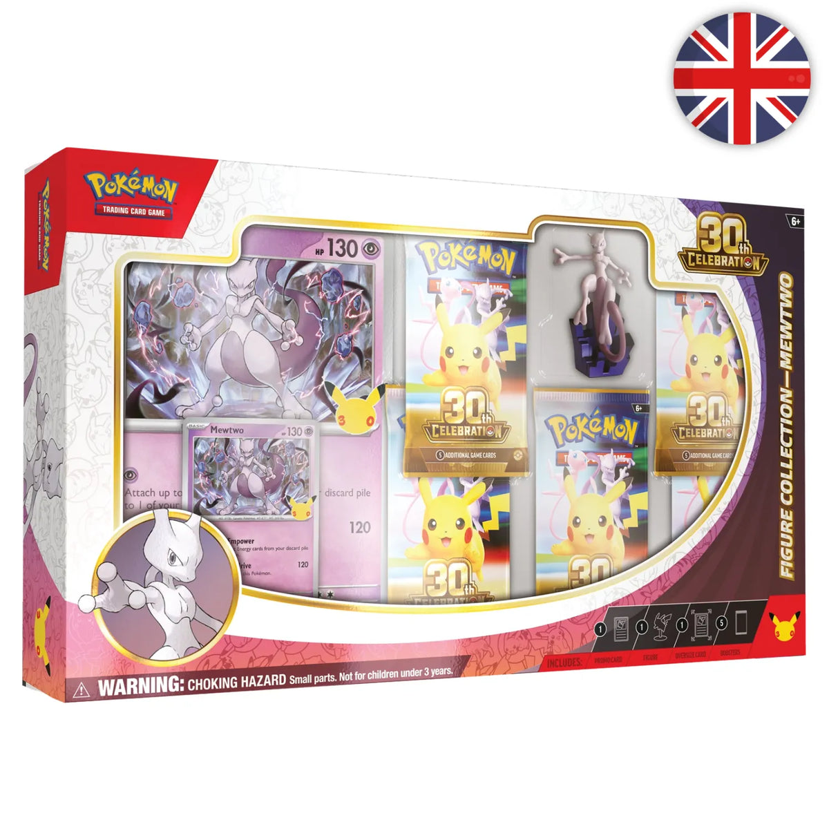 🟣[PRÉCO] Pokémon (EN) - Collection avec figurine Mew / Mewtwo - ME05.5 30e Anniversaire