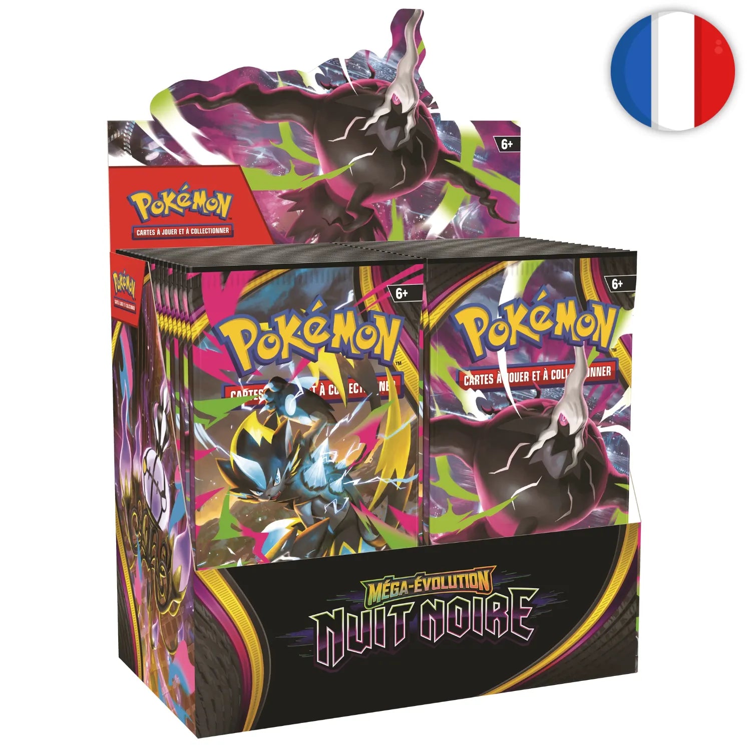 🟣[PRÉCO] Pokémon (FR) - Display de 36 boosters - ME05 Nuit Noire