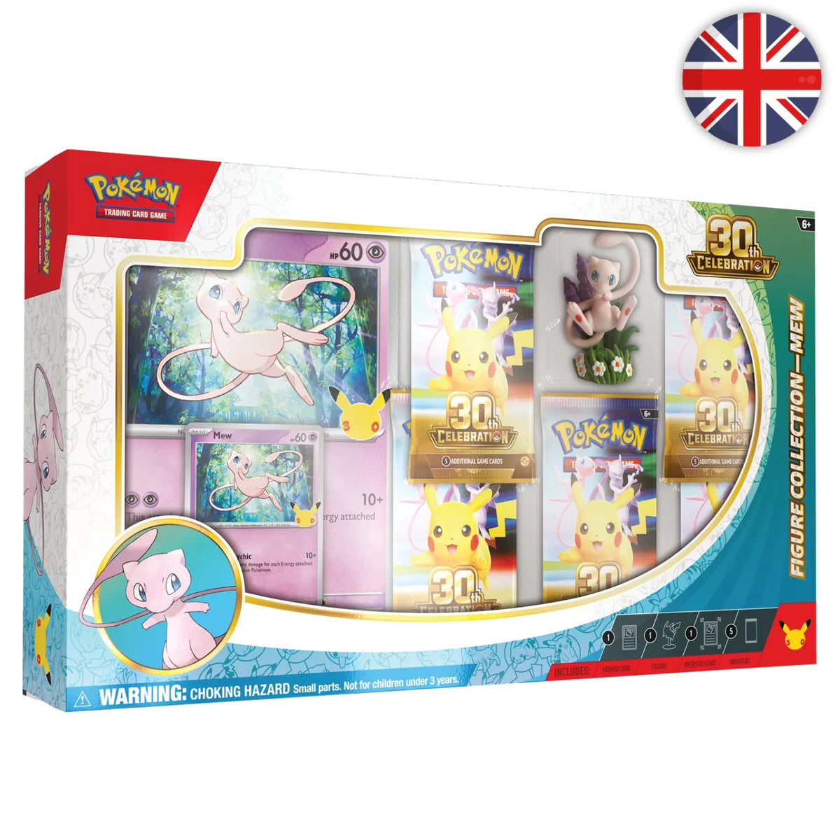 🟣[PRÉCO] Pokémon (EN) - Collection avec figurine Mew / Mewtwo - ME05.5 30e Anniversaire