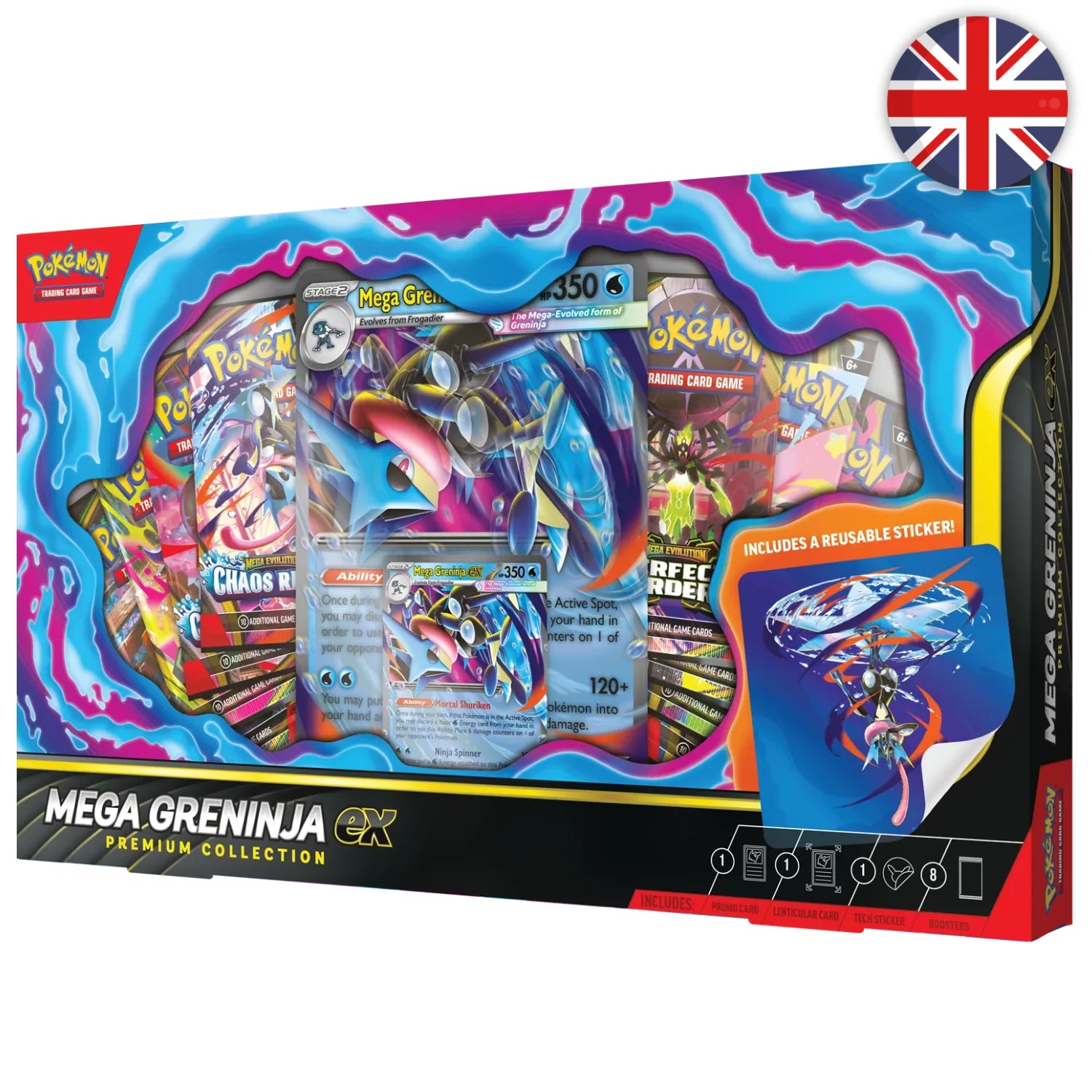 🟣[PRÉCO] Pokémon (EN) - Coffret Collection Premium Méga‑Amphinobi‑ex