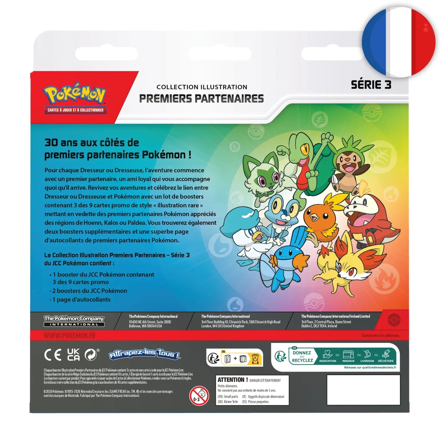 🟣[PRÉCO] Pokémon (FR) - Coffret Collection Illustration Premiers Partenaires – Série 3