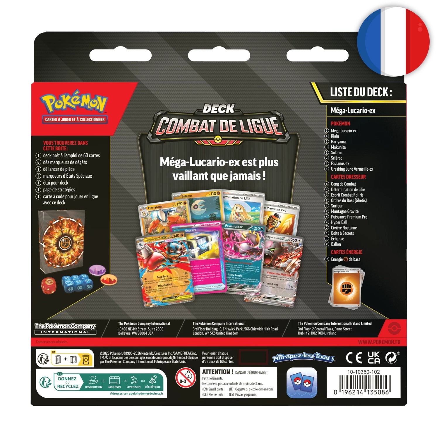 Pokémon (FR) - Deck Combat de Ligue Méga-Lucario‑ex