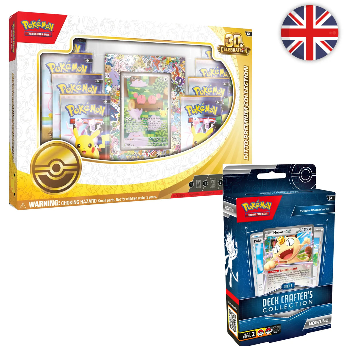 🟣[PRÉCO] Pokémon (EN) - Collection Premium Métamorph - ME05.5 30e Anniversaire (Copie)