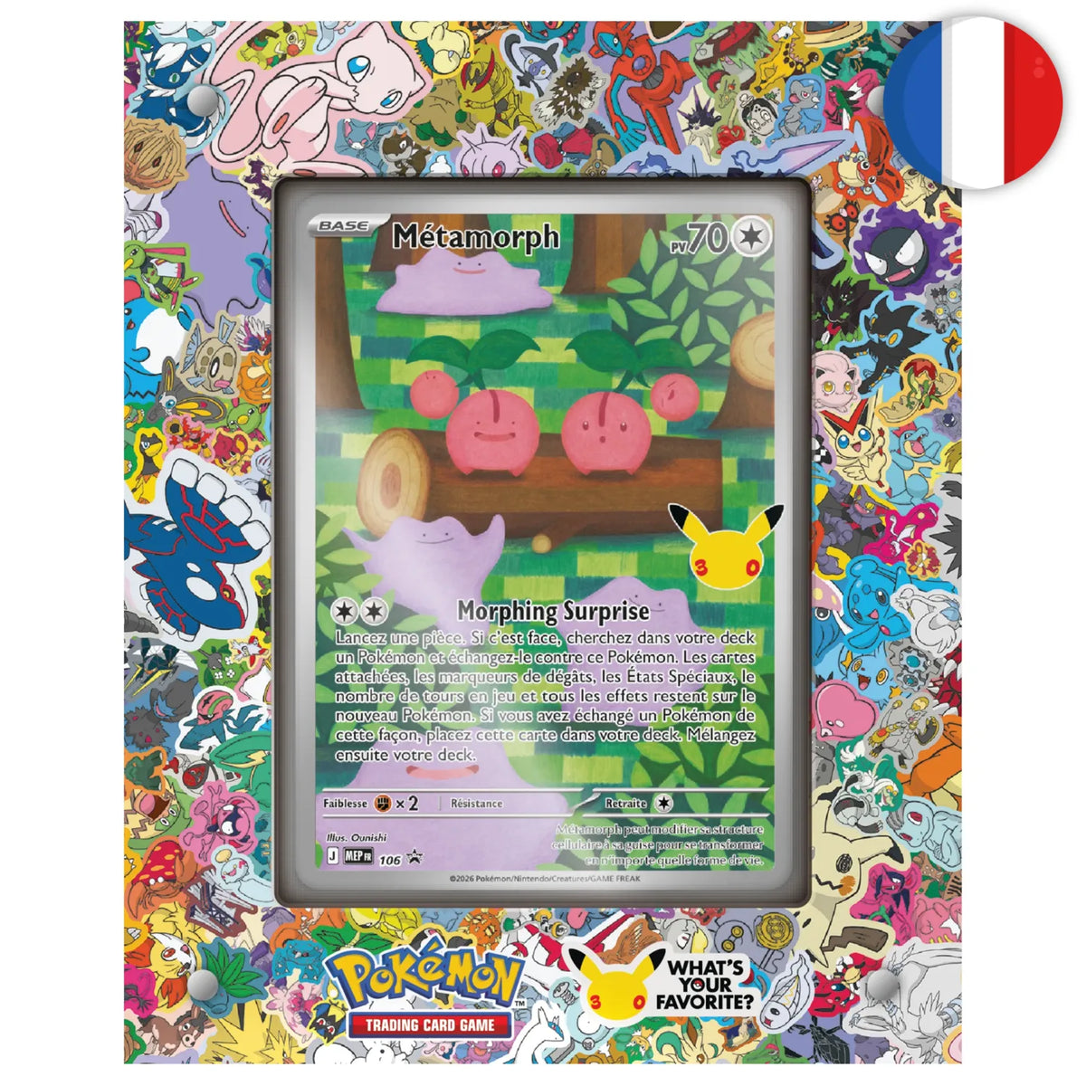🟣[PRÉCO] Pokémon (FR) - Collection Premium Métamorph - ME05.5 30e Anniversaire