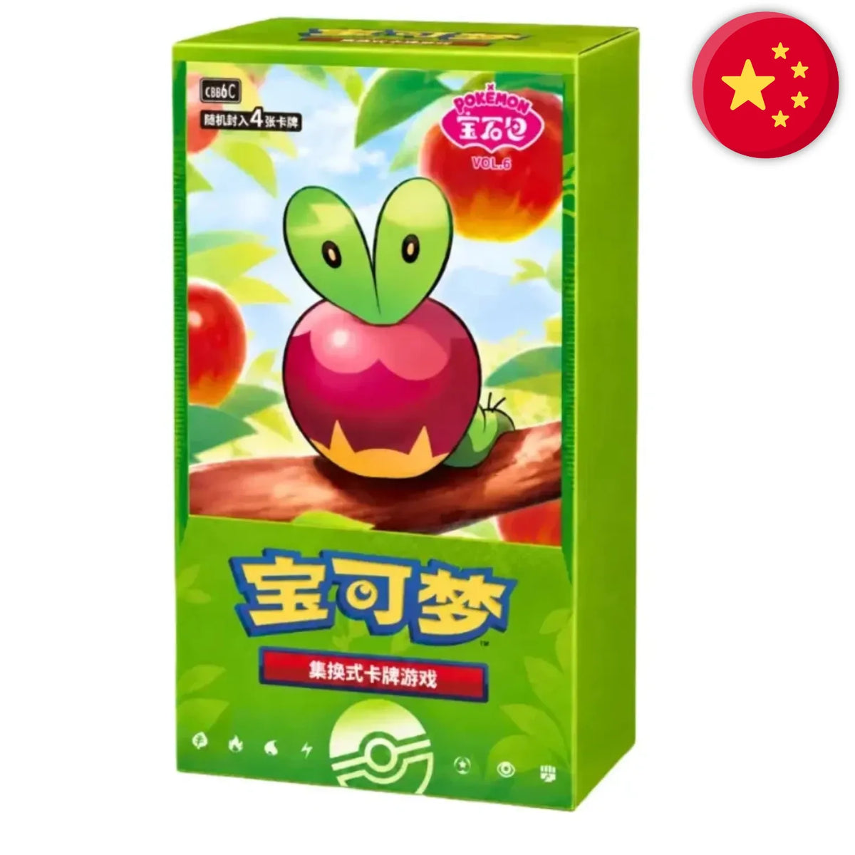 Pokémon (CHN) - Display de 18 boosters - CBB6C Gem Pack Vol.6