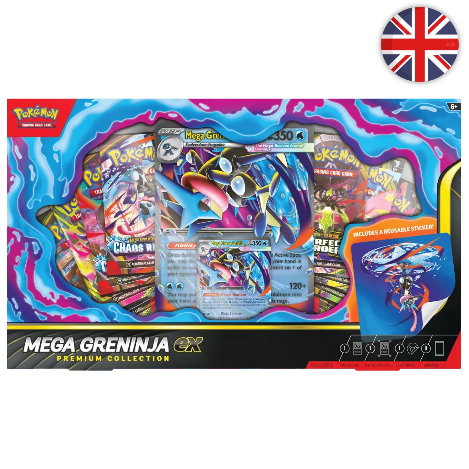 🟣[PRÉCO] Pokémon (EN) - Coffret Collection Premium Méga‑Amphinobi‑ex
