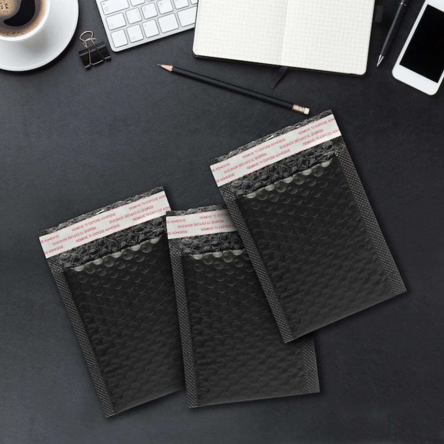 Evoretro - Enveloppes à bulles pour cartes (lot de 50)
