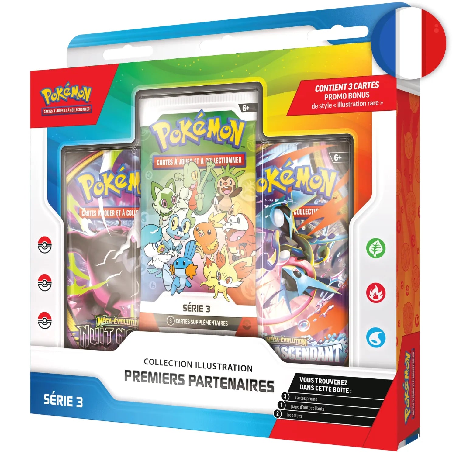 🟣[PRÉCO] Pokémon (FR) - Coffret Collection Illustration Premiers Partenaires – Série 3