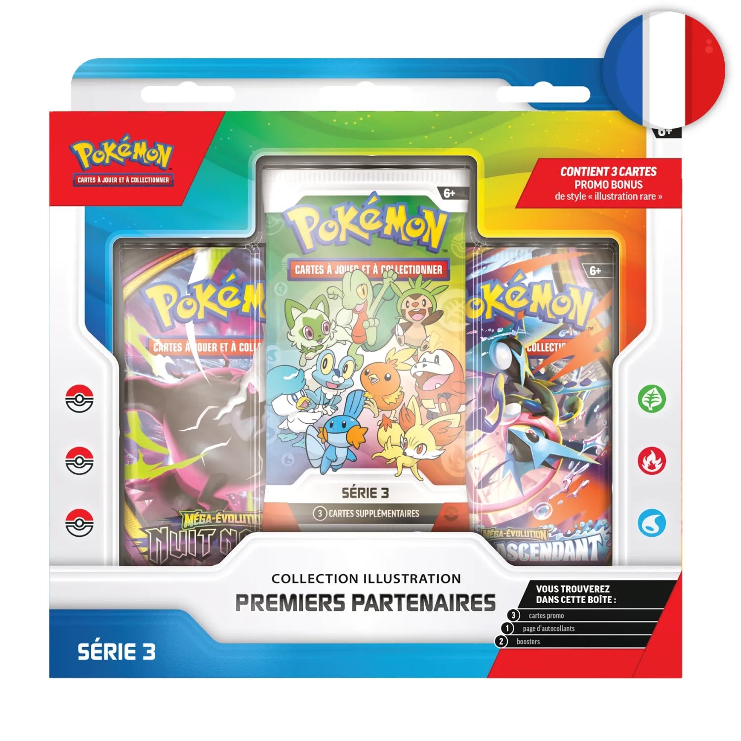 🟣[PRÉCO] Pokémon (FR) - Coffret Collection Illustration Premiers Partenaires – Série 3