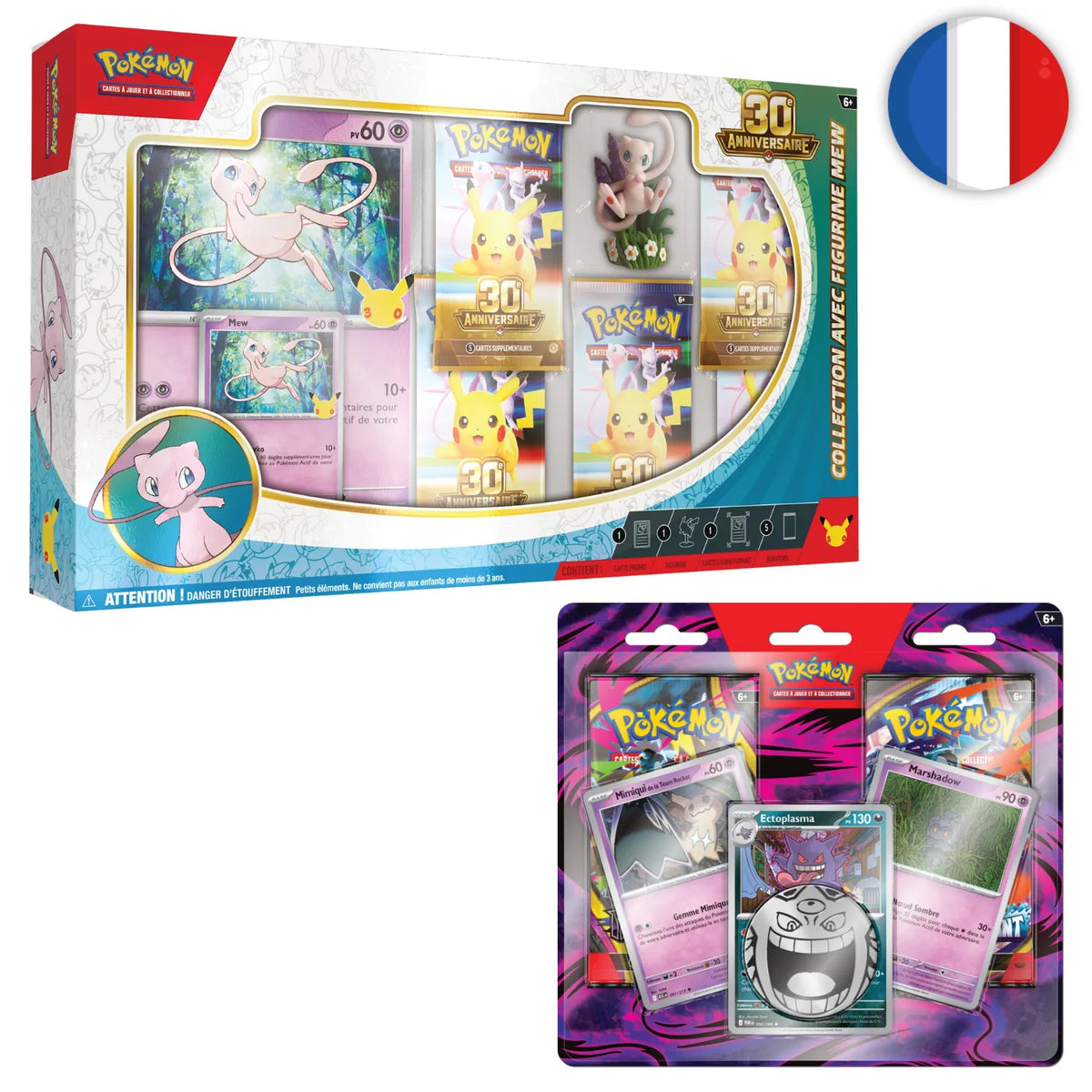 🟣[PRÉCO] Pokémon (FR) - Collection avec figurine Mew / Mewtwo + Duo Pack amélioré (Q4 2026)