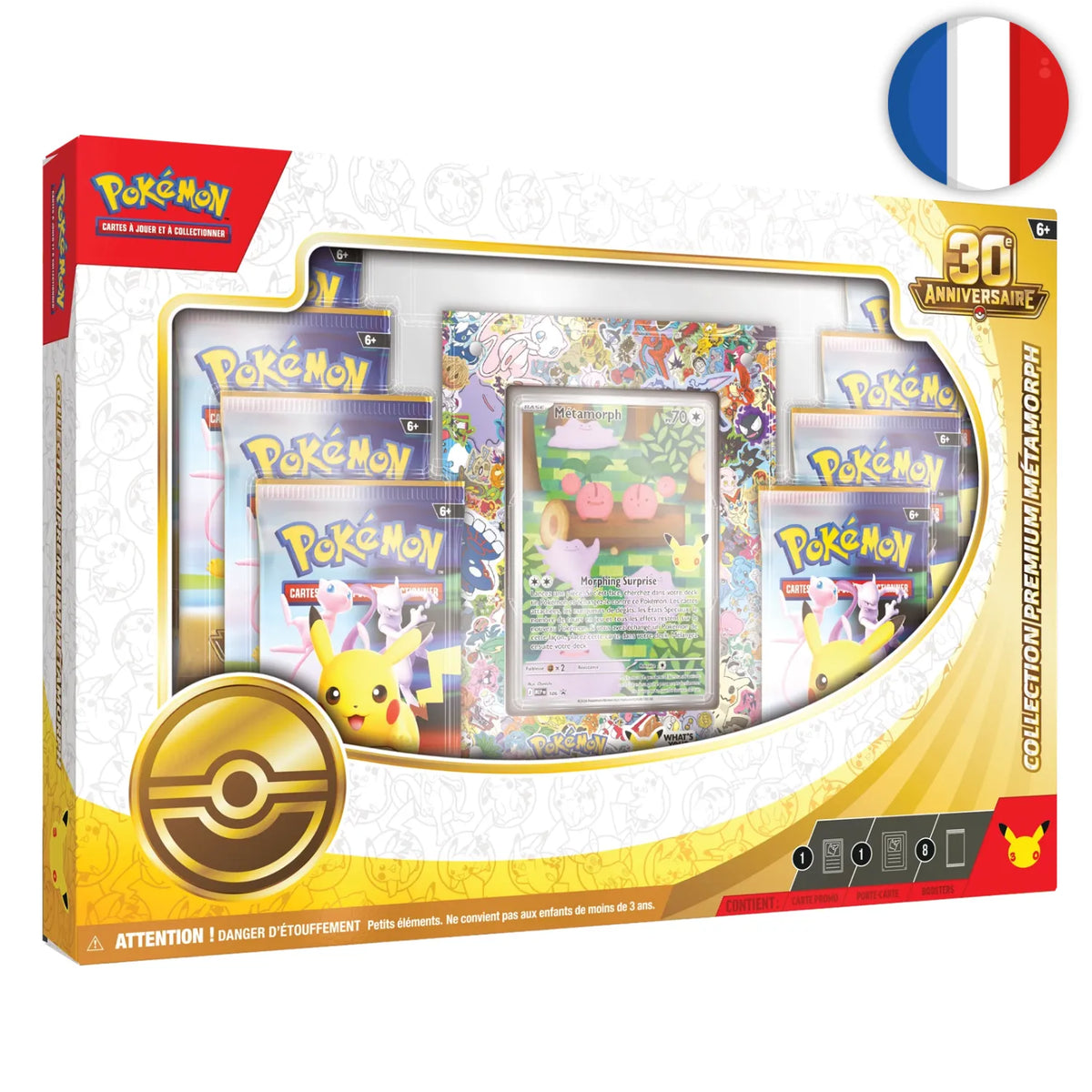 🟣[PRÉCO] Pokémon (FR) - Collection Premium Métamorph - ME05.5 30e Anniversaire