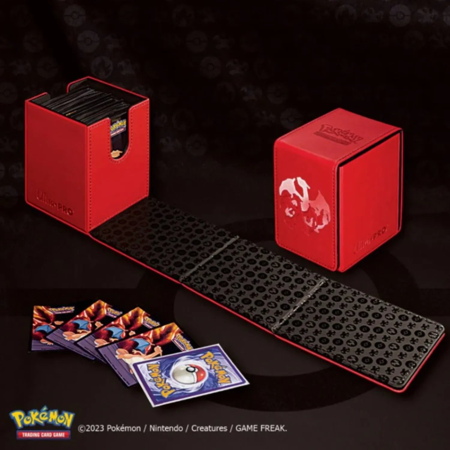 Pokémon - Ultra Pro - Deck Box Alcove Flip Pokémon - Elite Series: Dracaufeu