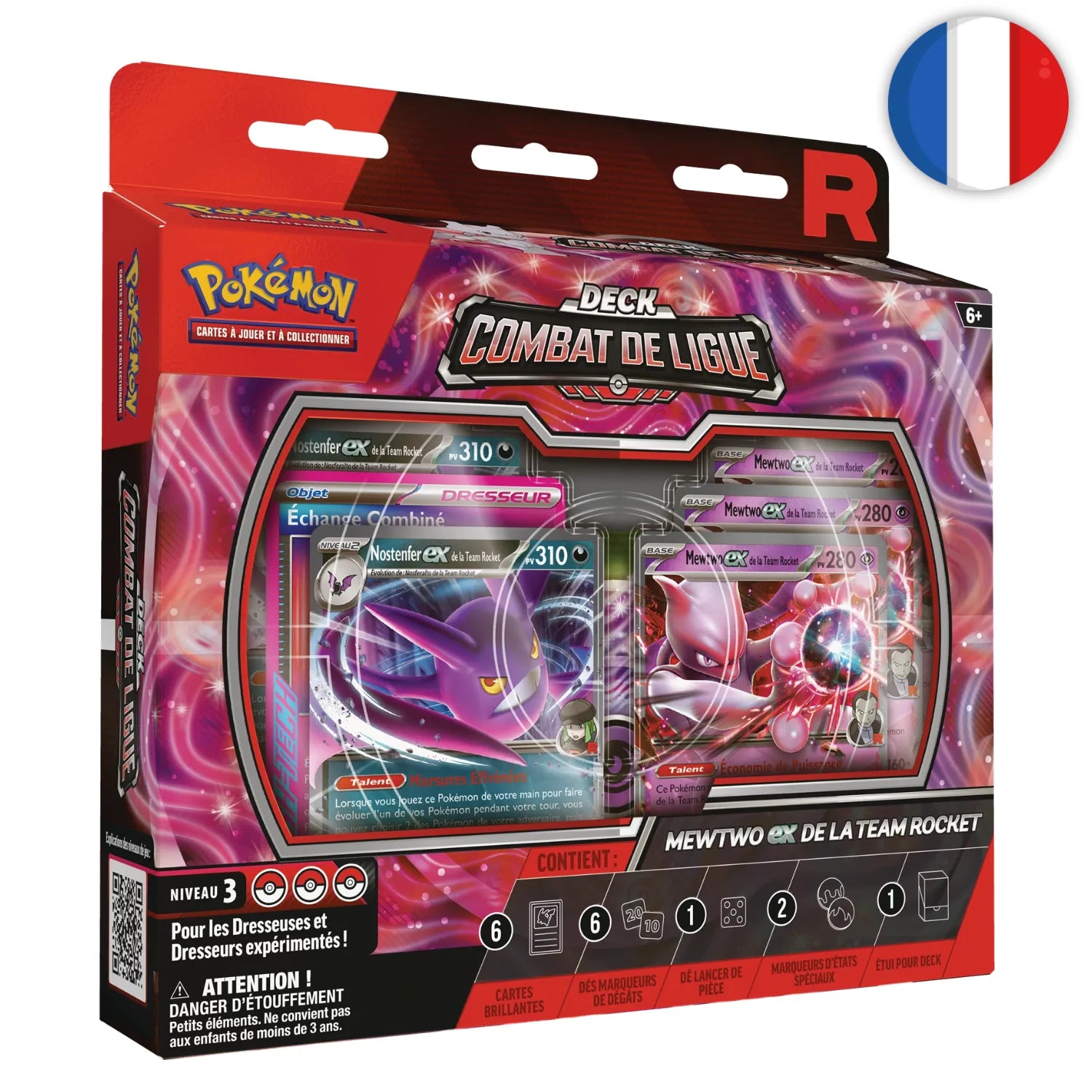 Pokémon (FR) - Deck Combat de Ligue Mewtwo‑ex de la Team Rocket