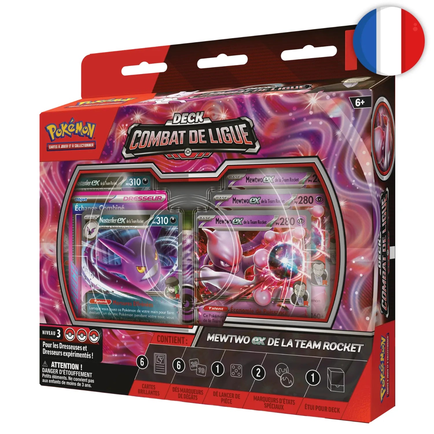 Pokémon (FR) - Deck Combat de Ligue Mewtwo‑ex de la Team Rocket
