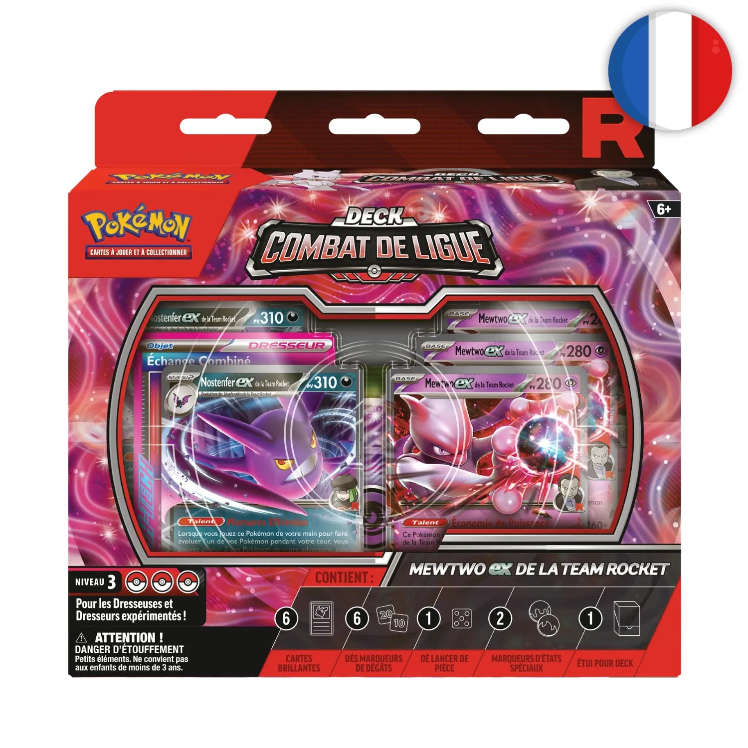 Pokémon (FR) - Deck Combat de Ligue Mewtwo‑ex de la Team Rocket