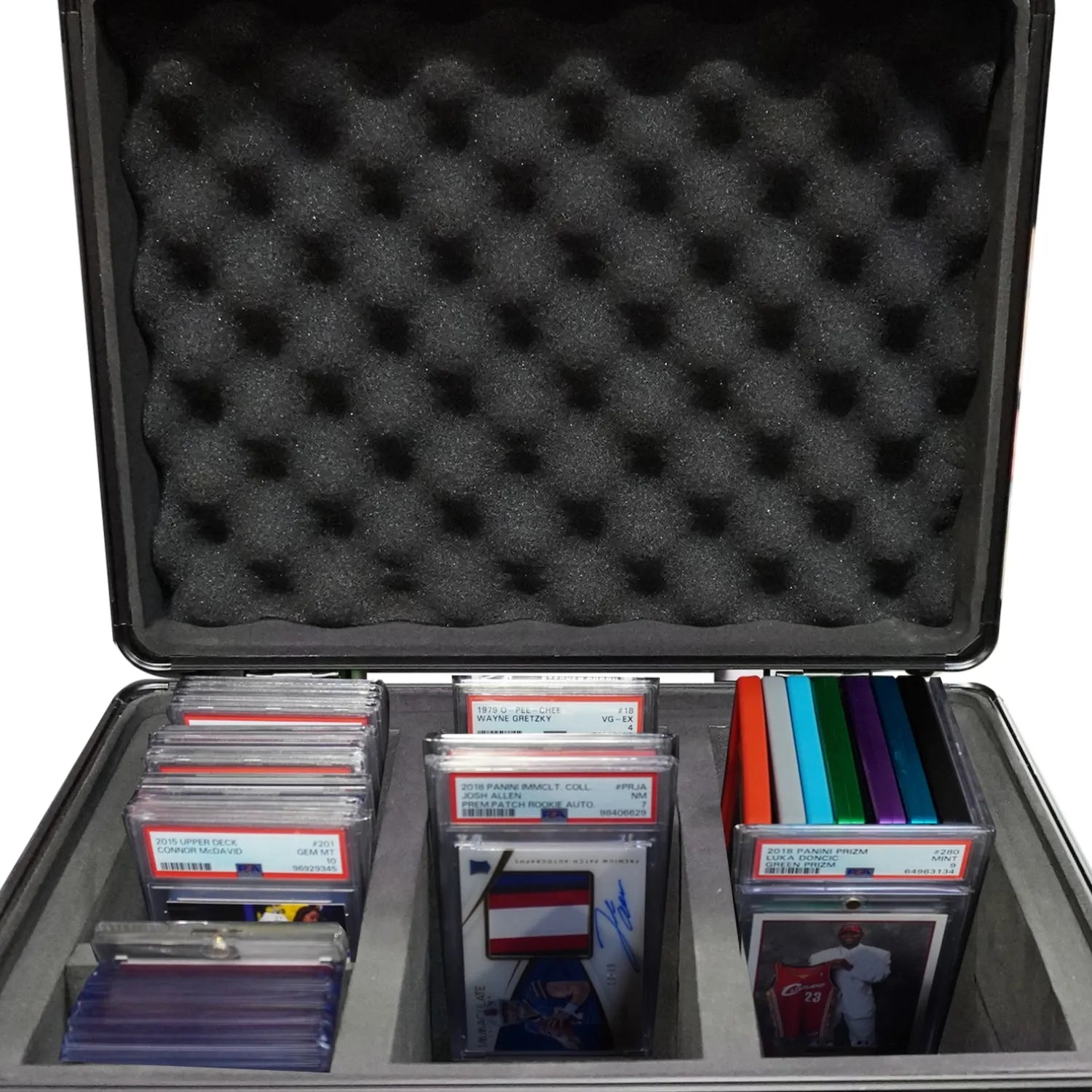 Evoretro - Graded Card Storage Box Red and Silver for 90 Cards