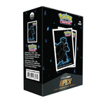 Ultra Pro - 105 protège-cartes standard APEX - Neon Kanto (set de 3) : Florizarre, Dracaufeu et Tortank