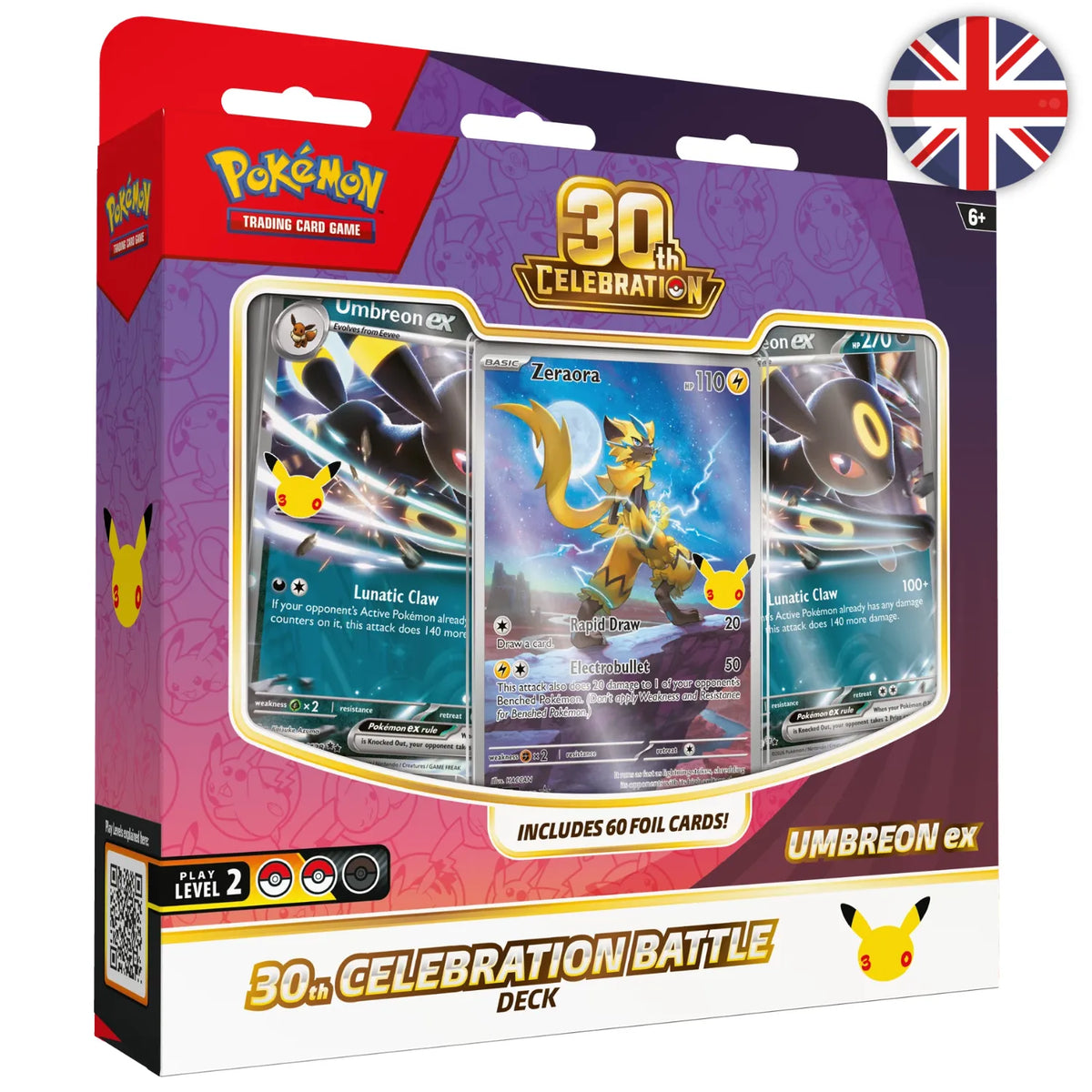 🟣[PRÉCO] Pokémon (EN) - Deck Combat Mentali-ex et Noctali-ex (set de 2) - ME05.5 30e Anniversaire