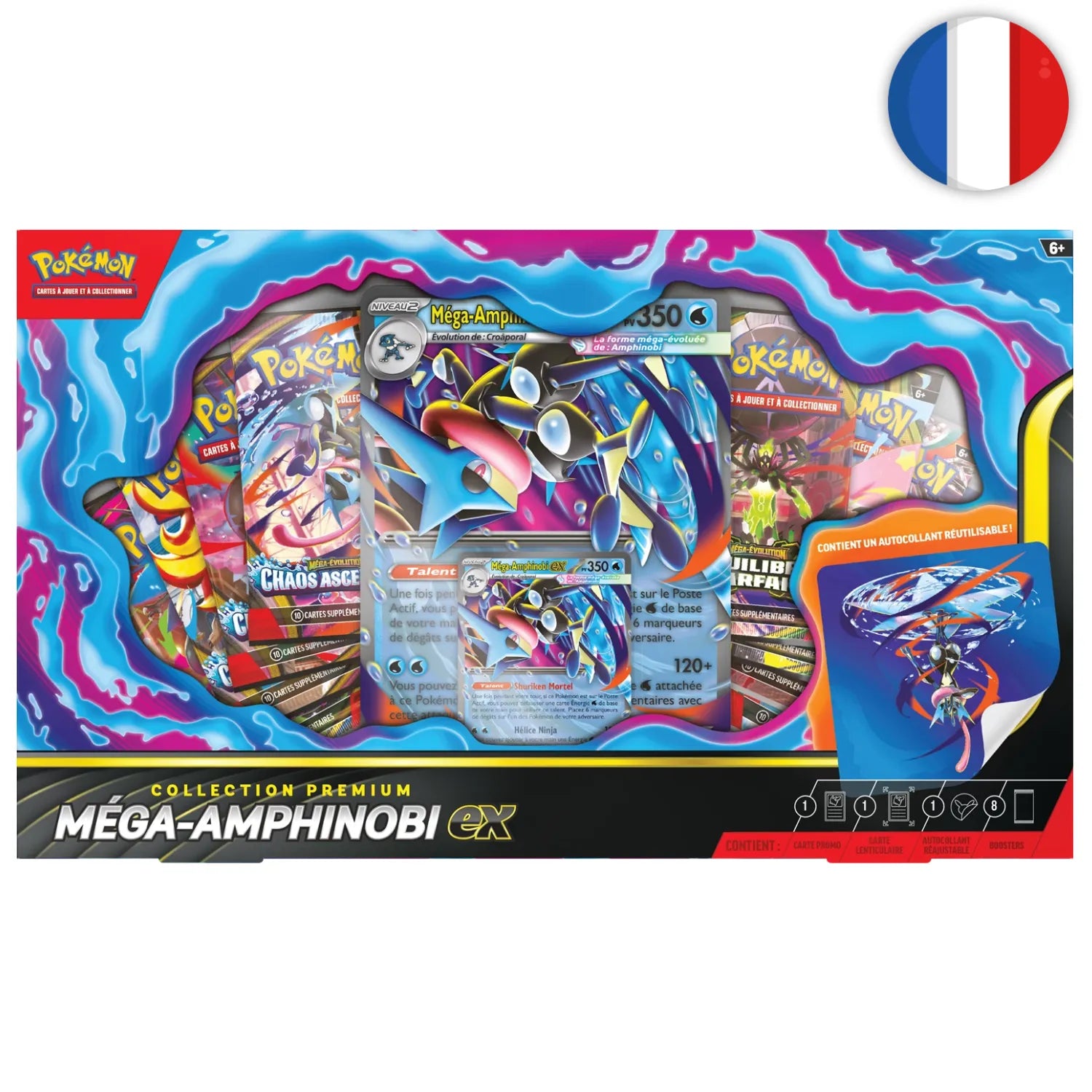 🟣[PRÉCO] Pokémon (FR) - Coffret Collection Premium Méga‑Amphinobi‑ex