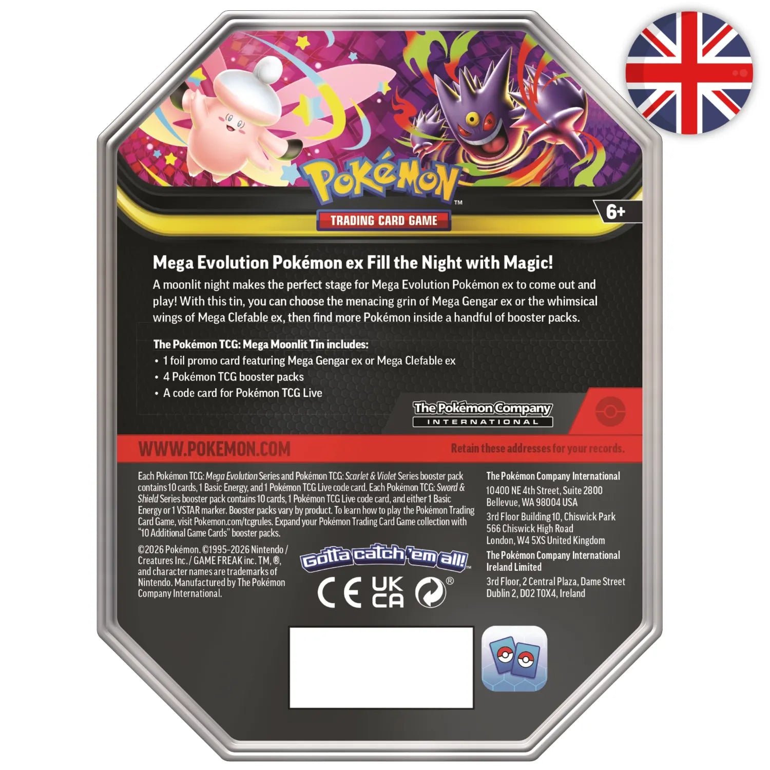 Pokémon (EN) - Pokébox Méga Clair de Lune (set de 2)