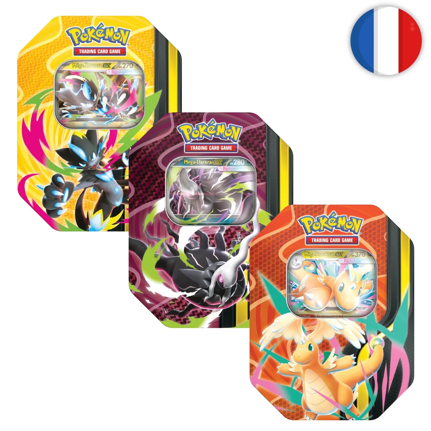 🟣[PRÉCO] Pokémon (FR) - Pokébox Méga Puissances (set de 3)