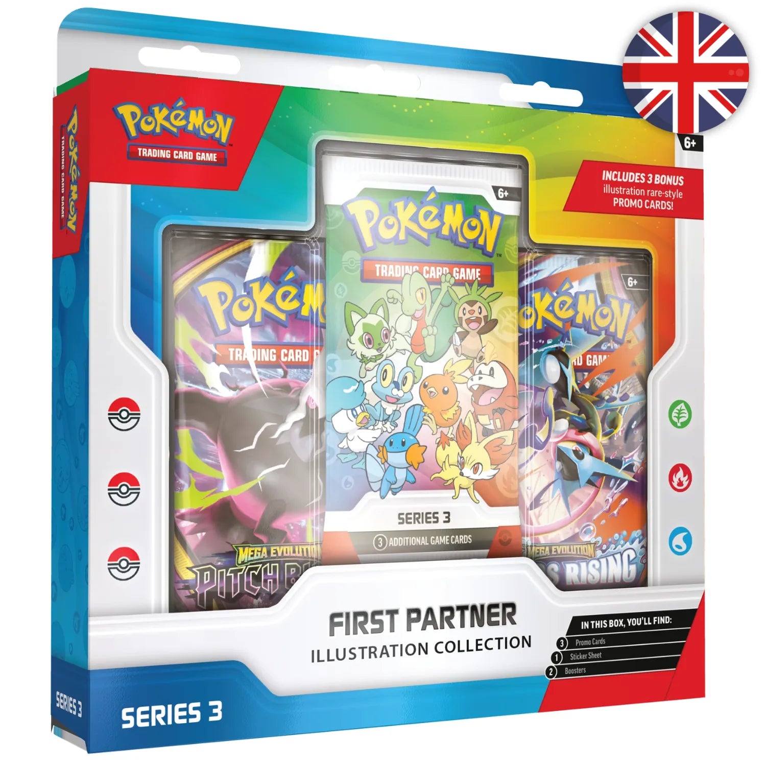 🟣[PRÉCO] Pokémon (EN) - Coffret Collection Illustration Premiers Partenaires – Série 3