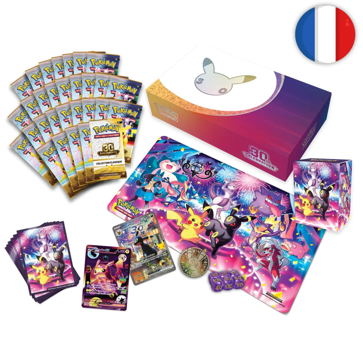 🟣[PRÉCO] Pokémon (FR) - Collections Ultra-Premium - Soirée 🌑 - ME05.5 30e Anniversaire